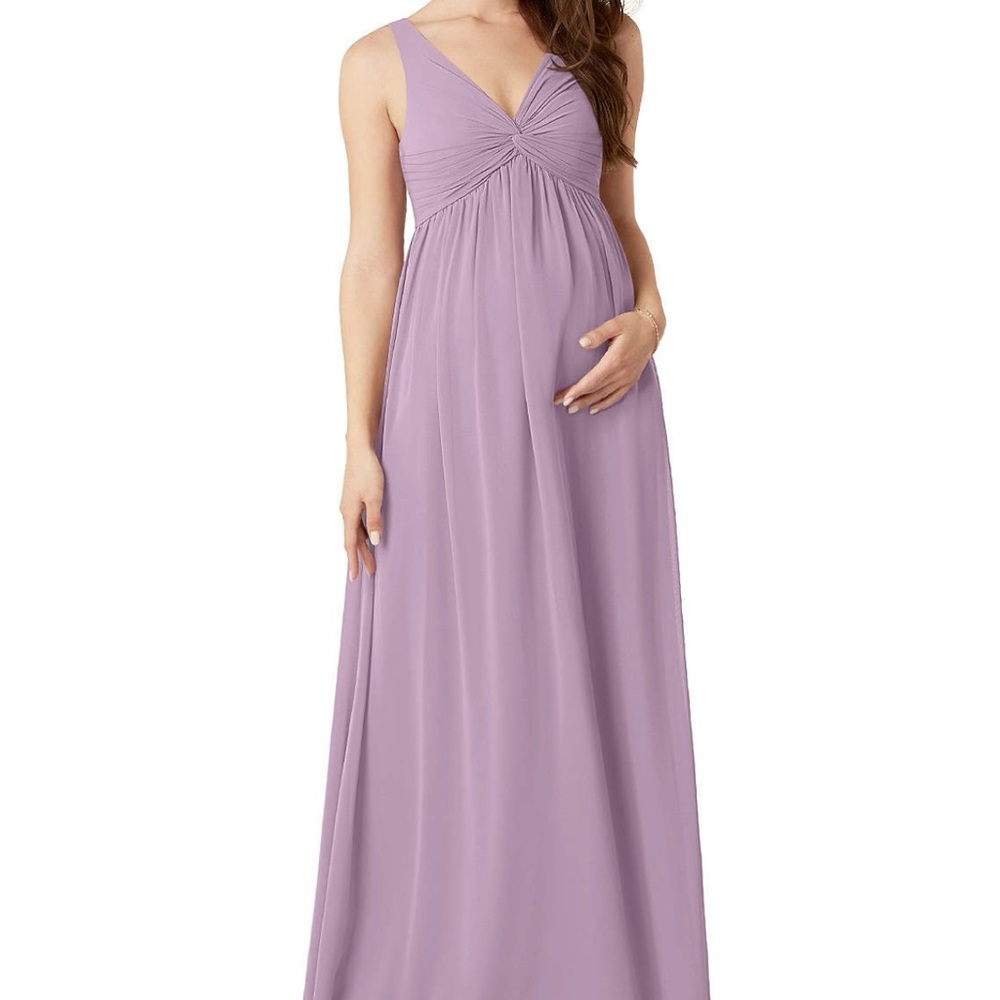 Azazie Yetta dress in Wisteria purple
